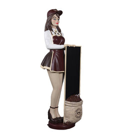 Anime Barista Menu Board Over Sized Statue - LM Treasures 