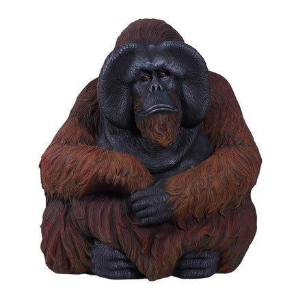 Orangutan Sitting Life Size Statue - LM Treasures 