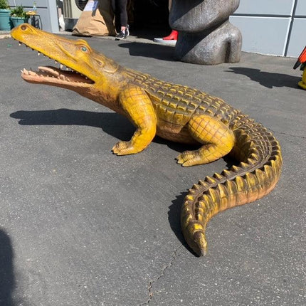 Young Crocodile Life Size Statue - LM Treasures 