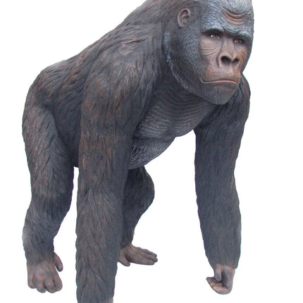 Standing Gorilla Life Size Statue - LM Treasures 