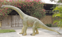 Brachiosaurus Dinosaur Walking Life Size Statue - LM Treasures 