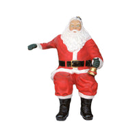Santa Claus Sitting Life Size Christmas Statue - LM Treasures 