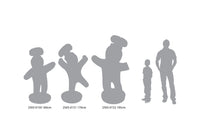 Small Gingerbread Cook Over Sized Statue - LM Treasures 