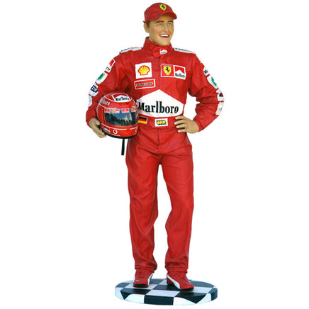 F1 Race Car Driver Life Size Statue - LM Treasures Life Size Statues & Prop Rental