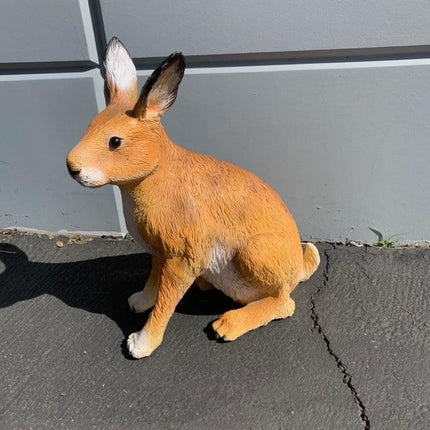 Hare Rabbit Life Size Statue - LM Treasures 