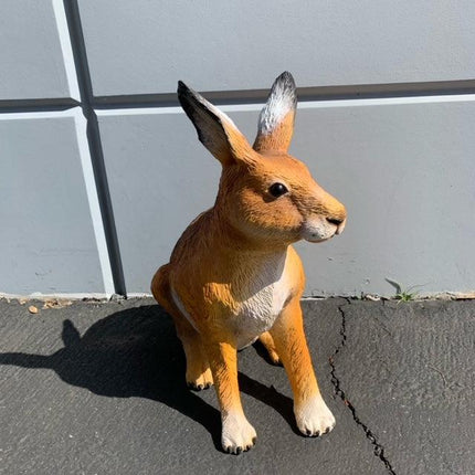 Hare Rabbit Life Size Statue - LM Treasures 
