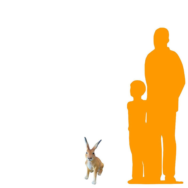 Hare Rabbit Life Size Statue - LM Treasures 