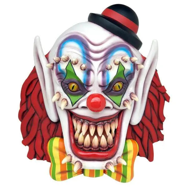 Scary Clown Head Wall Decor Over Sized Statue LM Treasures - A