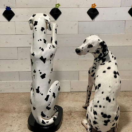 Dalmatian Butler Life Size Statue - LM Treasures 