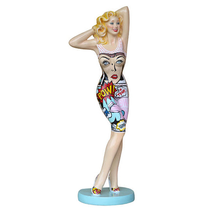 Retro Sexy Pop Lady Life Size Statue - LM Treasures 