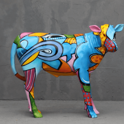 Baby Calf Pop Life Size Statue - LM Treasures 