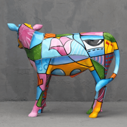 Baby Calf Pop Life Size Statue - LM Treasures 