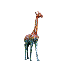 Walking Pop Giraffe Life Size Statue - LM Treasures Life Size Statues & Prop Rental