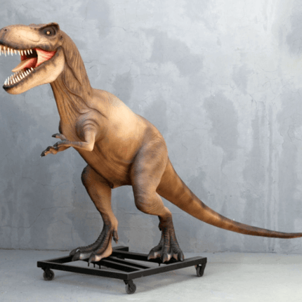 T-Rex Dinosaur On Base Life Size Statue - LM Treasures 