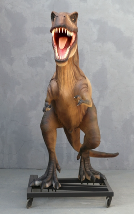T-Rex Dinosaur On Base Life Size Statue - LM Treasures 