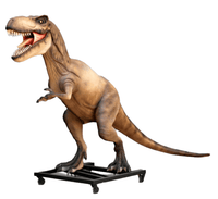 T Rex Dinosaur On Base Life Size Statue - LM Treasures 
