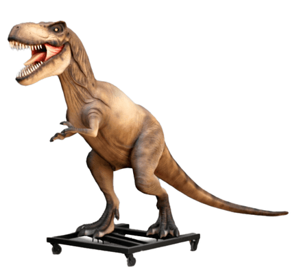 T Rex Dinosaur On Base Life Size Statue - LM Treasures 