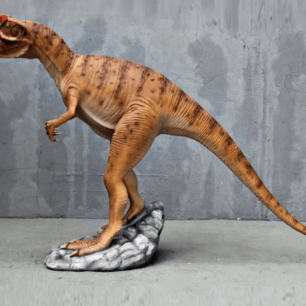 Orange Allosaurus Dinosaur Life Size Statue - LM Treasures 
