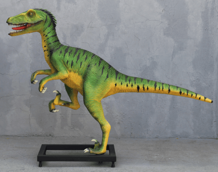 Deinonychus On Base Life Size Statue - LM Treasures 