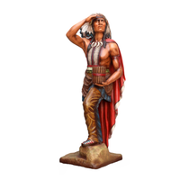 Tobacco Indian Chief Cigar Store Life Size Statue - LM Treasures 