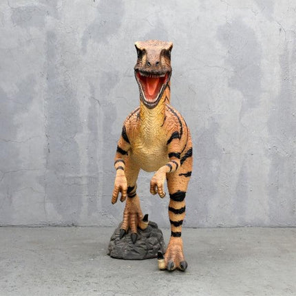 Velociraptor Dinosaur Life Size Statue - LM Treasures 