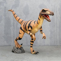 Velociraptor Dinosaur Life Size Statue - LM Treasures 