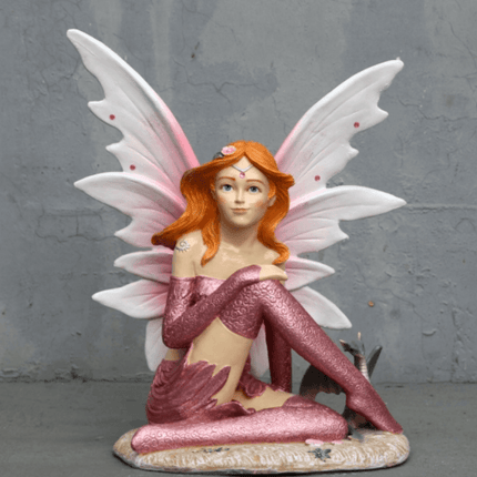 Small Pink Fairy Life Size Statue - LM Treasures 