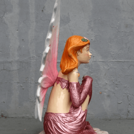 Small Pink Fairy Life Size Statue - LM Treasures 