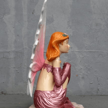 Small Pink Fairy Life Size Statue - LM Treasures 