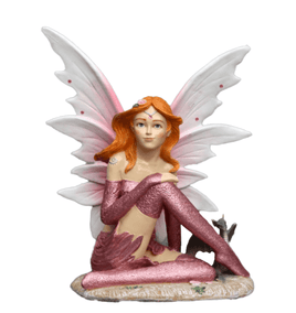 Small Pink Fairy Life Size Statue - LM Treasures 