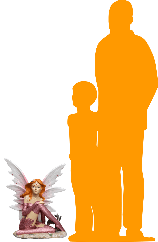 Small Pink Fairy Life Size Statue - LM Treasures 
