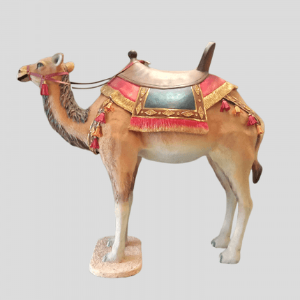 Camel With Saddle Life Size Nativity Statue - LM Treasures 
