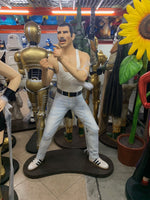 Singer Freddie in White Life Size Statue - LM Treasures 