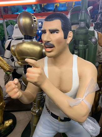Singer Freddie in White Life Size Statue - LM Treasures 