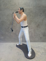 Singer Freddie in White Life Size Statue - LM Treasures 