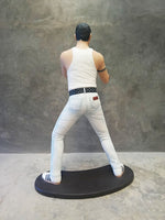 Singer Freddie in White Life Size Statue - LM Treasures 