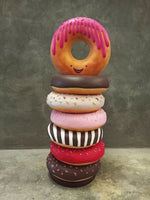 Medium Stacked Donuts Over Sized Statue - LM Treasures 