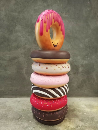 Medium Stacked Donuts Over Sized Statue - LM Treasures 