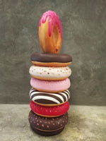 Stacked Donuts Medium Over Sized Statue - LM Treasures 