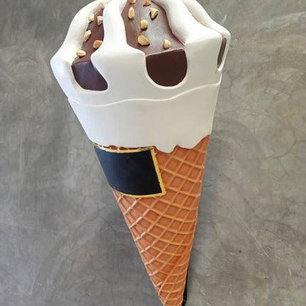 Ice Cream Cone with Almonds Hanging Over Sized Statue - LM Treasures 