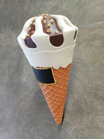 Ice Cream Cone with Almonds Hanging Over Sized Statue - LM Treasures 