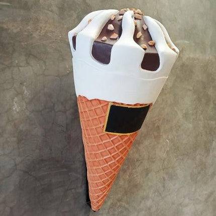 Ice Cream Cone with Almonds Hanging Over Sized Statue - LM Treasures 