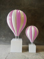Medium Pink Hot Air Balloon Over Sized Statue - LM Treasures 