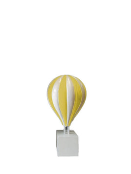 Medium Yellow Hot Air Balloon Over Sized Statue - LM Treasures 