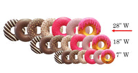 Large Donut Hot Pink with Sprinkles Over Sized Statue - LM Treasures 