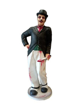 Scary Chaplin Clown Life Size Statue - LM Treasures 