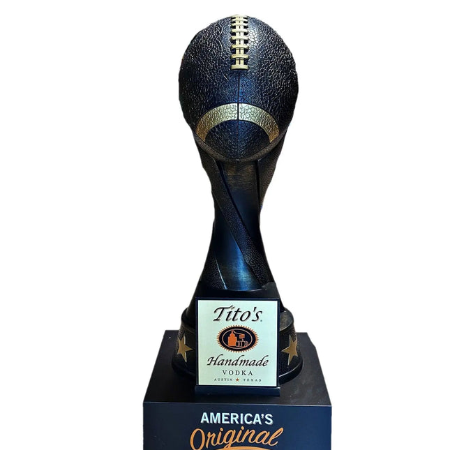 Tito's Vodka Football Trophy Pre-Owned Statue LM Treasures - P