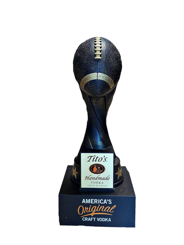 Tito's Vodka Football Trophy Pre-Owned Statue - LM Treasures 