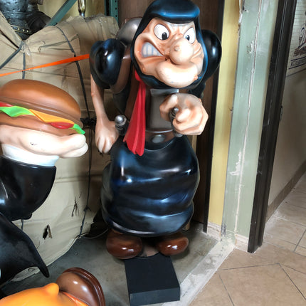 Rare Popeye "Sea Hag" Life Size Pre-Owned Statue Store Display - LM Treasures 