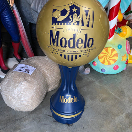 Pre-Owned Modelo Soccer Ball Life Size Statue - LM Treasures 